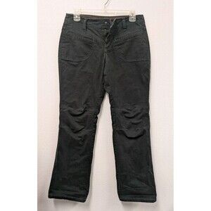 Kuhl Dark Gray Straight Leg Hiking Pants sz 6P Reinforced Knee Outdoor Gorpcore